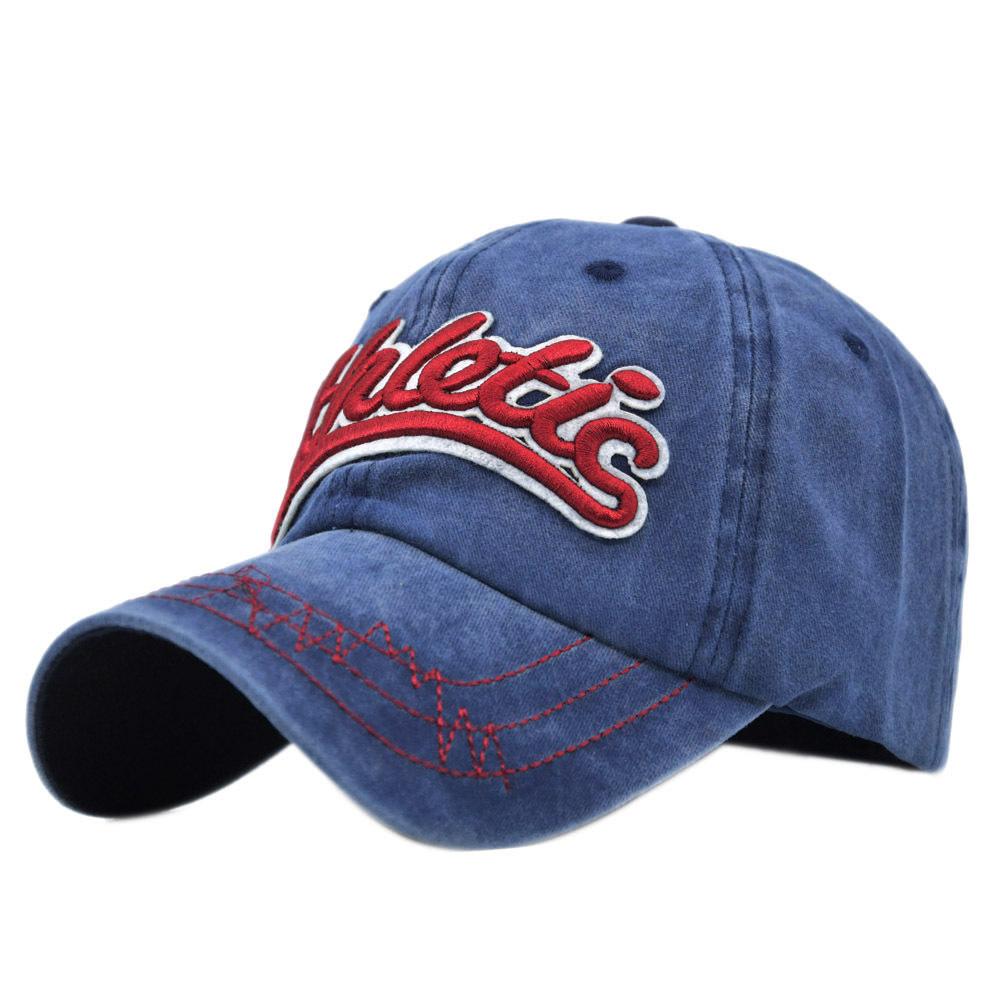 Large patch embroidered baseball cap patch embroidered baseball cap sun visor peaked cap soft top distressed hat Adjustable тёмно-синий