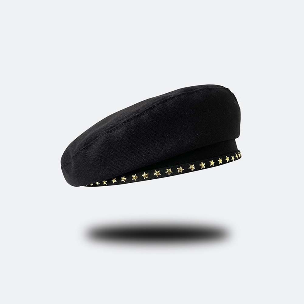Warm British Style Retro Winter All-match Korean Style Hat Women Cap Star Berets Painter Hat