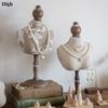 Necklace Display Stand Jewelry Earing Ring Display Chain Bust Stand Scarf Holder Mannequin Model Ornament Bedroom Decoration
