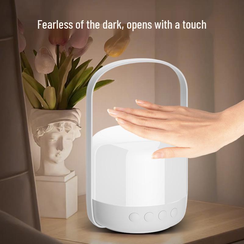 LED Wireless Touch Night Light: Remote-Controlled, USB Rechargeable, Portable Bedside Lamp for Indoor/Outdoor Use