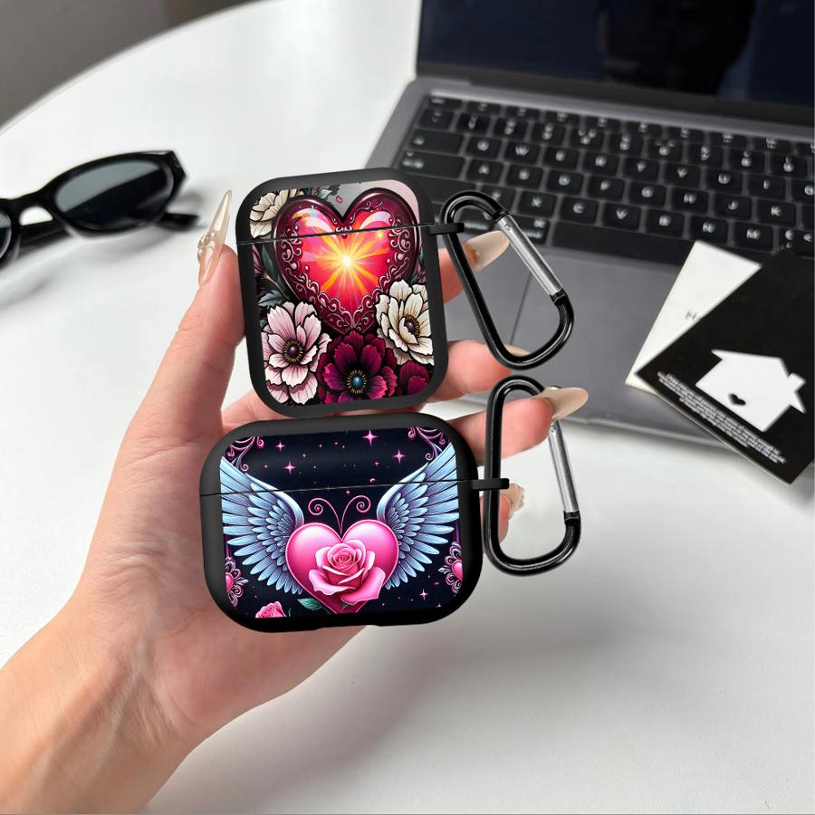 Pink Flowers Case For Airpods Pro3 Pro Pro2 2 3 4 1 Earphone Cases Cover