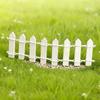 Mini Wooden Micro Landscape Fence, DIY Dollhouse Ornament for Succulent Pot, Fairy Garden Bonsai Terrarium, Miniature Home Gardening Decor Supplies