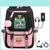 Toy Story 5 Printed Canvas Backpack With Breathable Design For Middle School Students And Travel