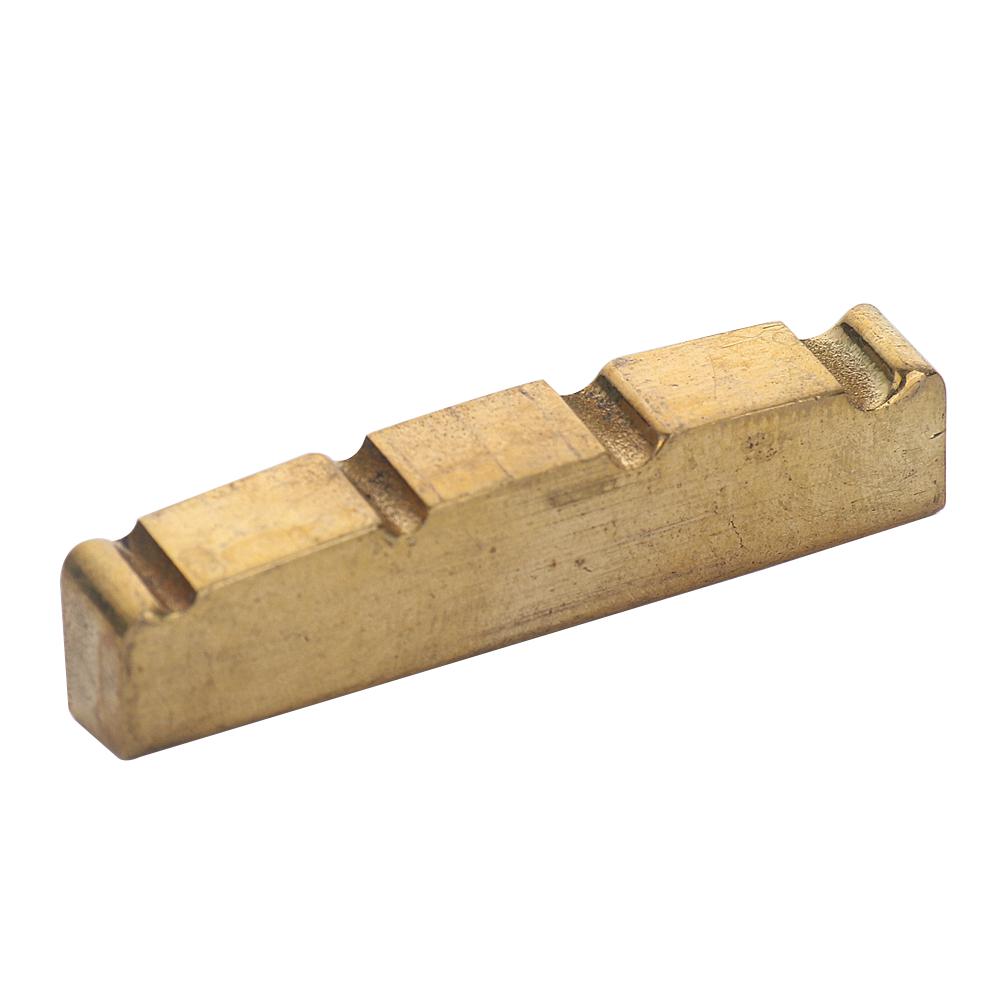 Electric Bass Guitar Brass Nut 4 String Bass Nut 42mm x 6mm NEW
