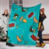 1 Stück Phineas und Ferb2 Thema Decke - Digitaldruck, Polyester, Gemütlich für alle Jahreszeiten, Perfekt für draußen und Reisen