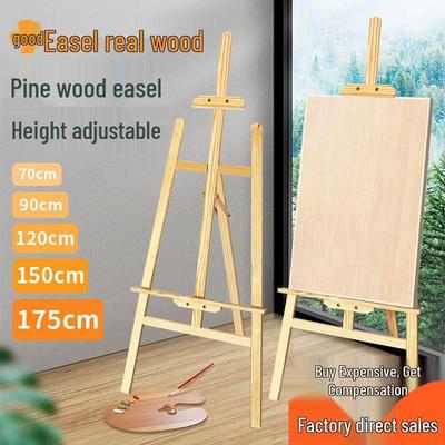 Folding Wooden Tripod Easel for Art Students - Perfect for Sketching and Oil Painting