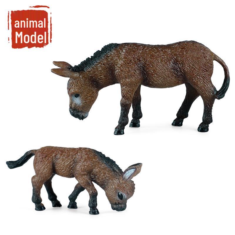 Animal Model Set: Lion, Tiger, Elephant, Panda, Giraffe, Hippo, Rhino, Sheep