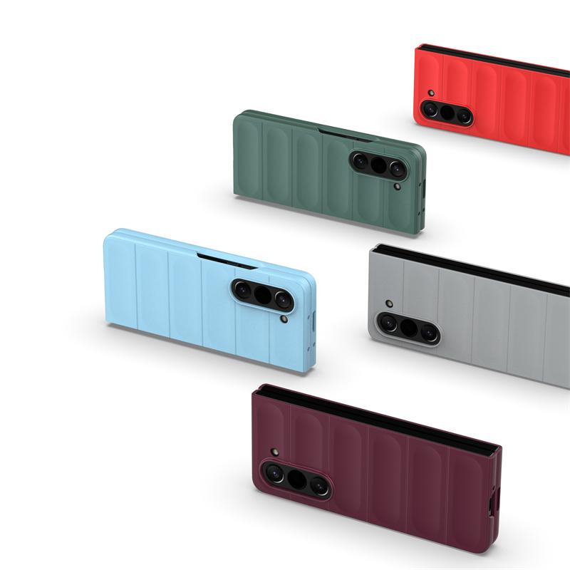 For Samsung Galaxy Z Fold 5 Case Silicone PC Capa Samsung Z Fold Flip 5 4 3 Case Protector Phone Anti-drop Case Z Fold 5 Cover