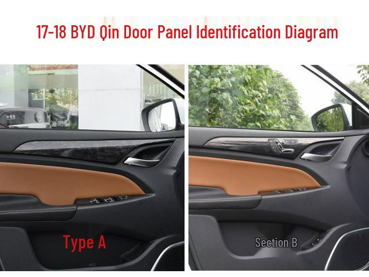 14-18 BYD Qin 80/100 Gear Shift Sticker for Interior Modification