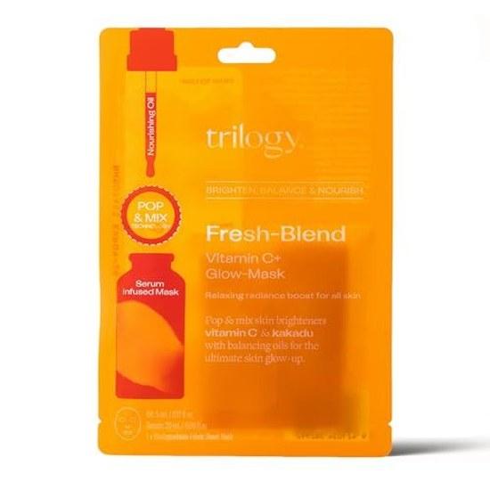 Trilogy Fresh Blend VC + Sheet Mask Pack Vitamin C Kakadu Plum Pores Transparency