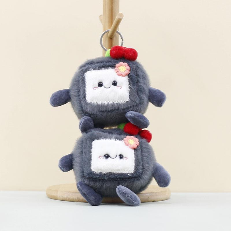 And Adorable Soft Changsha Stinky Tofu Plush Keychain Cartoon Doll Plush Toy