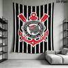 Corinthians Paulista Wandteppich Ästhetisches Wandbehang Gedruckter Stoffdecke Dekorative Wandteppiche für Schlafzimmer Wohnzimmer Heimdekoration