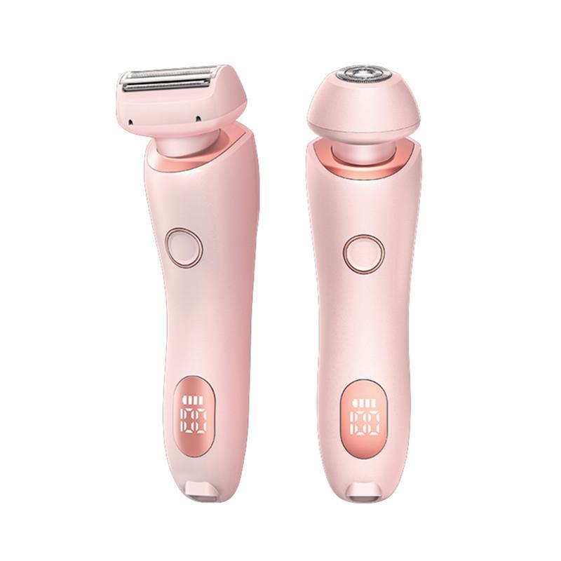Rechargeable Dual-Head Women's Shaver & Trimmer - Safe for Sensitive Areas