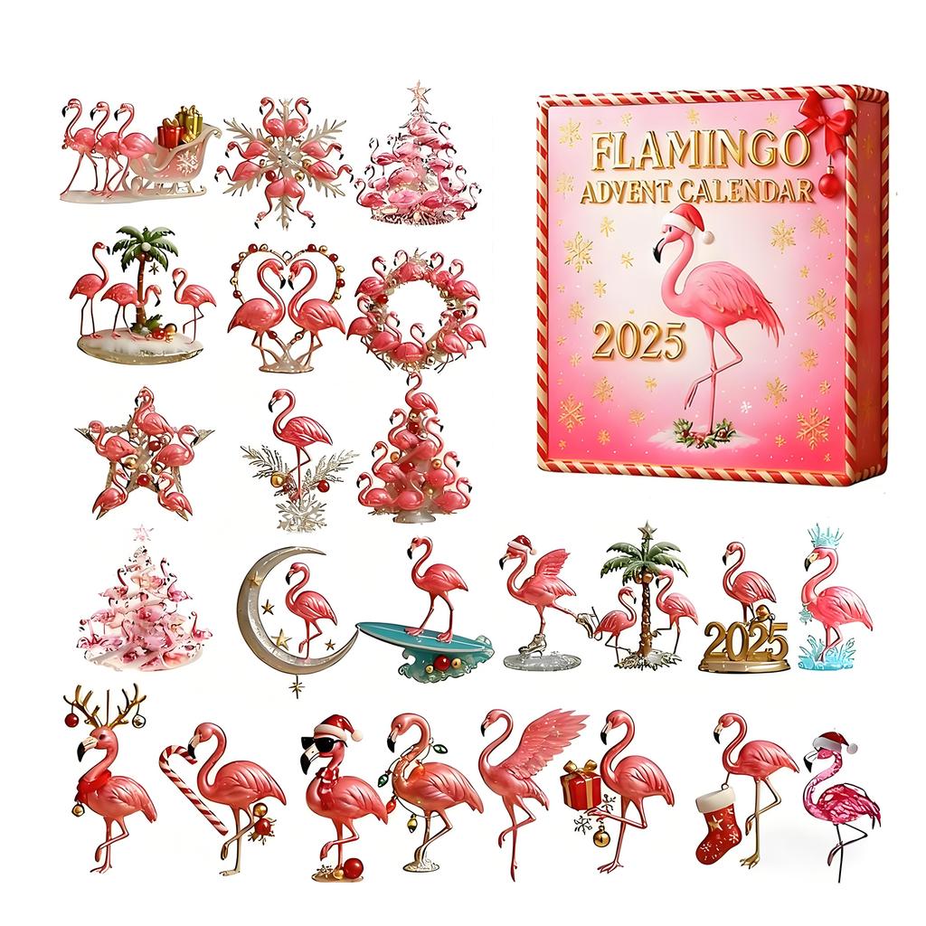 Odpočítávací kalendář obsahuje 24 dárků, odpočítávací kalendář a překvapení.