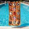 NFL Print Beach Towel Design, Soft, Lightweight. for Home Bathroom, Spa, Pool, Yoga, Surfing, Camping, Gift for Family, Friend
