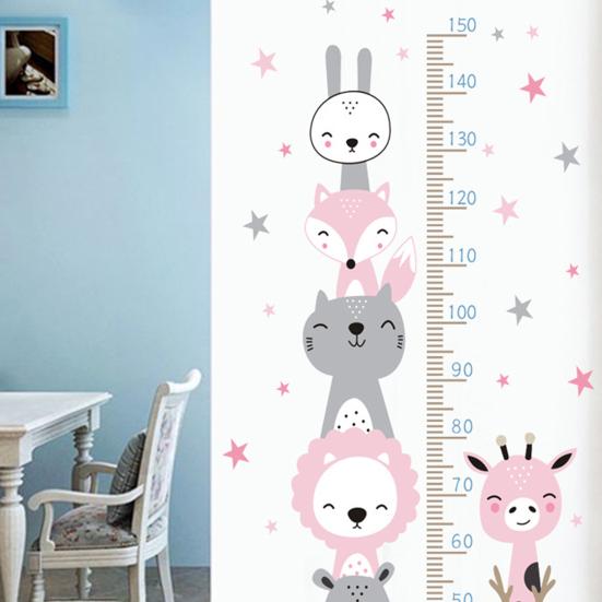 Nálepka s výškou Silná přilnavost Odnímatelná Samolepící Vodotěsné Beze zbytku Kreslený Dětský Výška