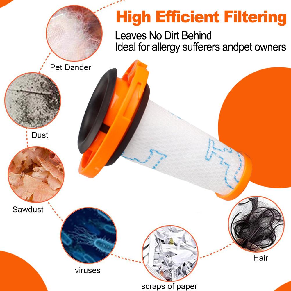 1/3/6PCS Reusable Cordless Vacuum Cleaner Washable Replacement For X-Force For Flex 9.60 Vacuum Cleaner Accessories