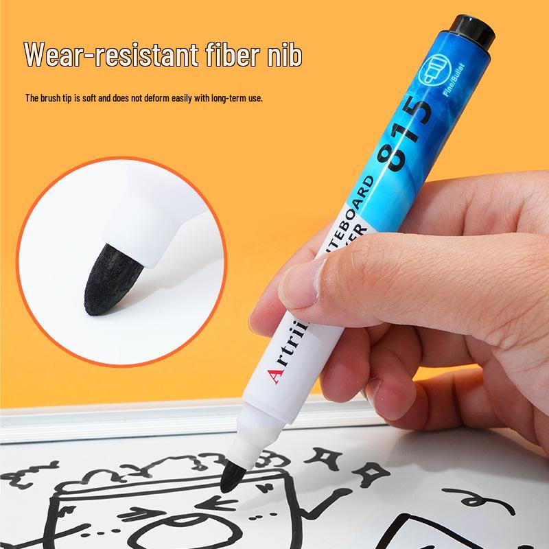 Refillable, Erasable Oil-Based Marker for Whiteboards - Large Capacity for Teachers and Offices