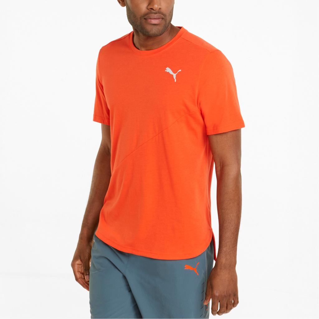 Puma Training Series Comfortable Sports Short Sleeve Round Neck Dopamine T-Shirt Men T-Shirts Cherry-Tomato-Red 521537-25