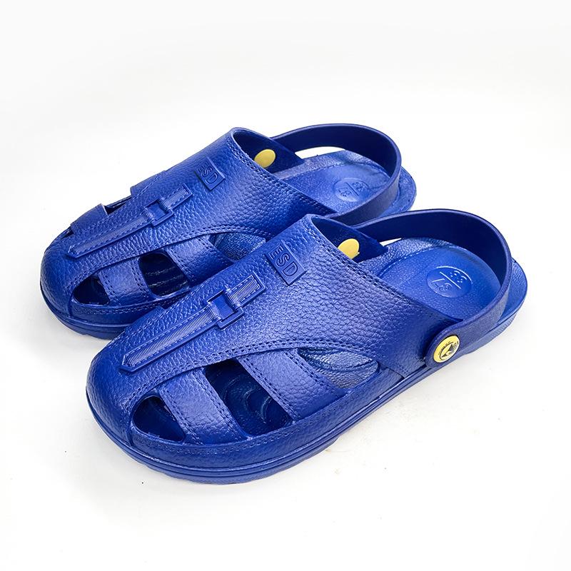 Unisex Anti-static Sandals with Soft Sole for Indoor/Outdoor Use, Dust-free Anti-static Work Shoes Blue;36