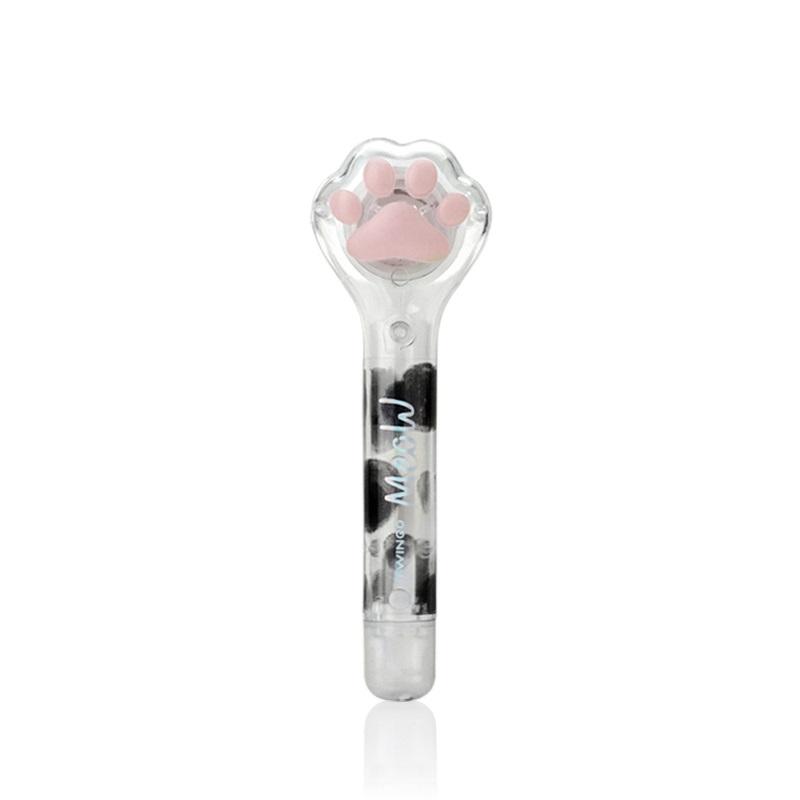 Nastro di correzione a forma di zampa di gatto, cartone animato, miagolio, portatile, dimensioni 6 m*5 mm, strumenti di correzione per ufficio e scuola