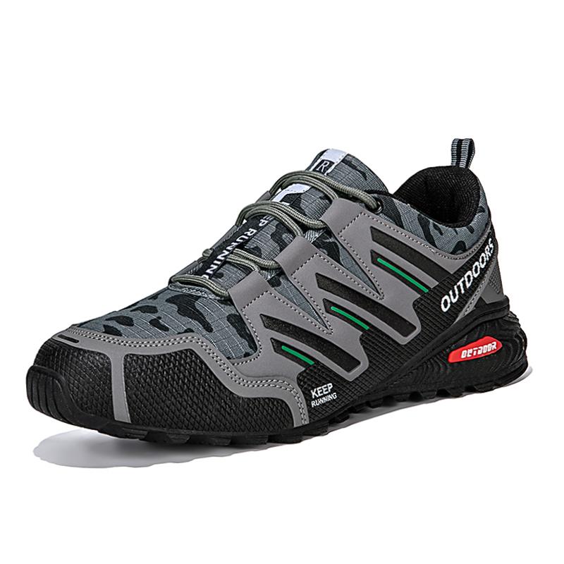 Nuevas Zapatillas de Senderismo para Hombre Zapatos Deportivos Impermeables para Exteriores Botas de Senderismo de Cuero Cómodas Talla Grande Zapato Táctico para Hombre