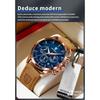 POEDAGAR Luxury Man Wristwatch Sports Leather Quartz Watch Waterproof Luminous Calendar Chronograph Watches Male Clock