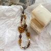 Plastic Beaded Phone Chain Pendant Telephone Lanyard Cellphone Rope Bracelet Fashion Keyring Keychain For Women Jewelry