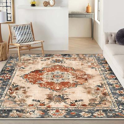 Bohemian Retro Carpet Living Room Persian Decoration Sofa Easy Cleaning Rug 200x300cm Customizable Bedroom Non-slip Mat Floor
