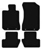 BASIC Black Velour Floor Mats For: Honda Legend IV Sedan (2004-2012)
