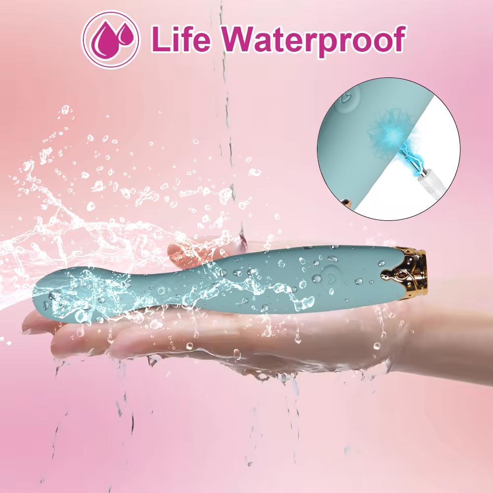 10-Speed Heated Silicone Vibrator for Women - 10V Warming Adult Massager