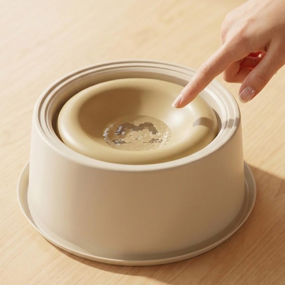 Non-Slip Pet Water Bowl Easy Clean Pet Feeding Dish Non-Wetting Mouth Slow Feeder Bowl Dog Use