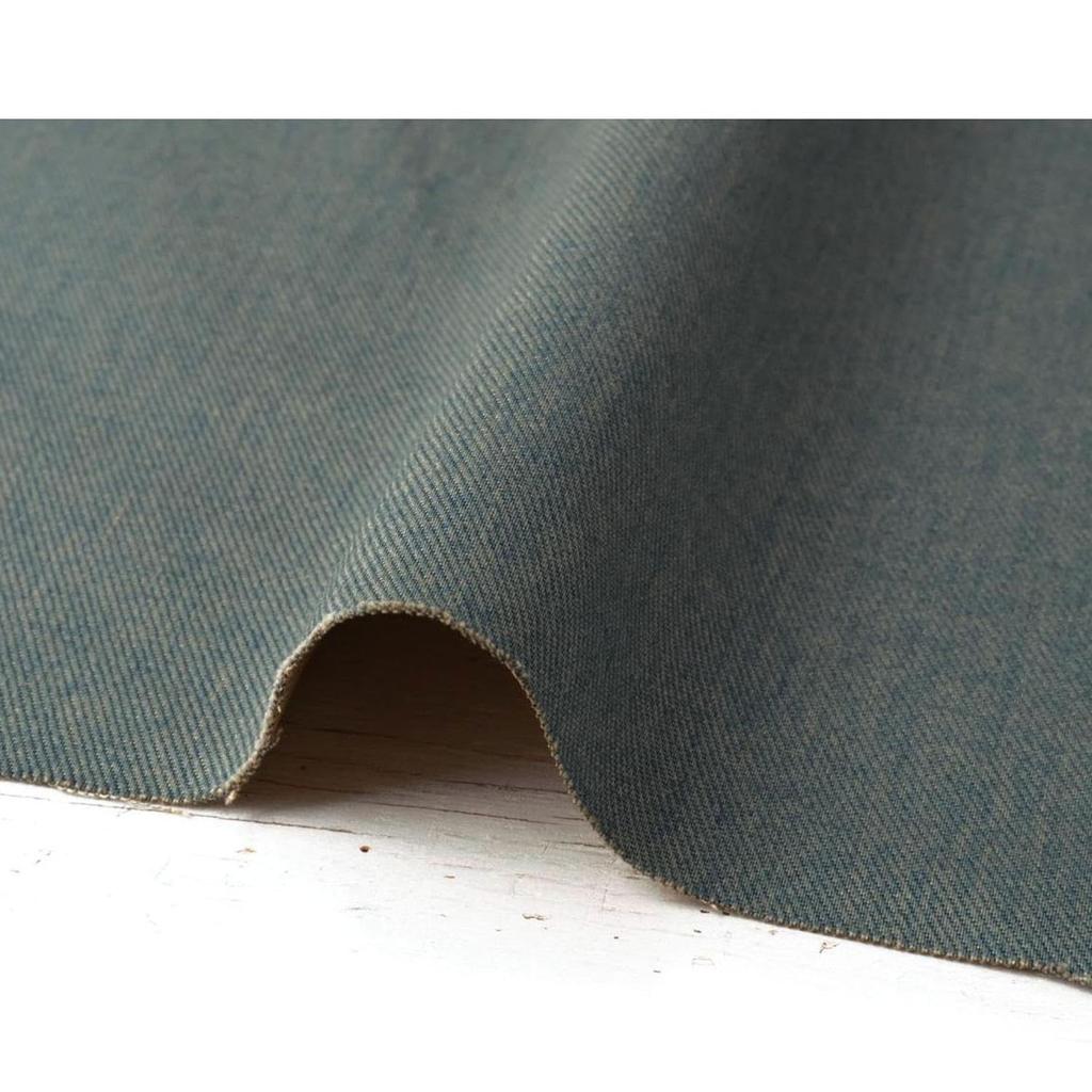 Cosmo Textile Vintage Denim 110cm Wide x 6m Craft Supplies Fabric, Cut, Blue, AD26000-261-6M,