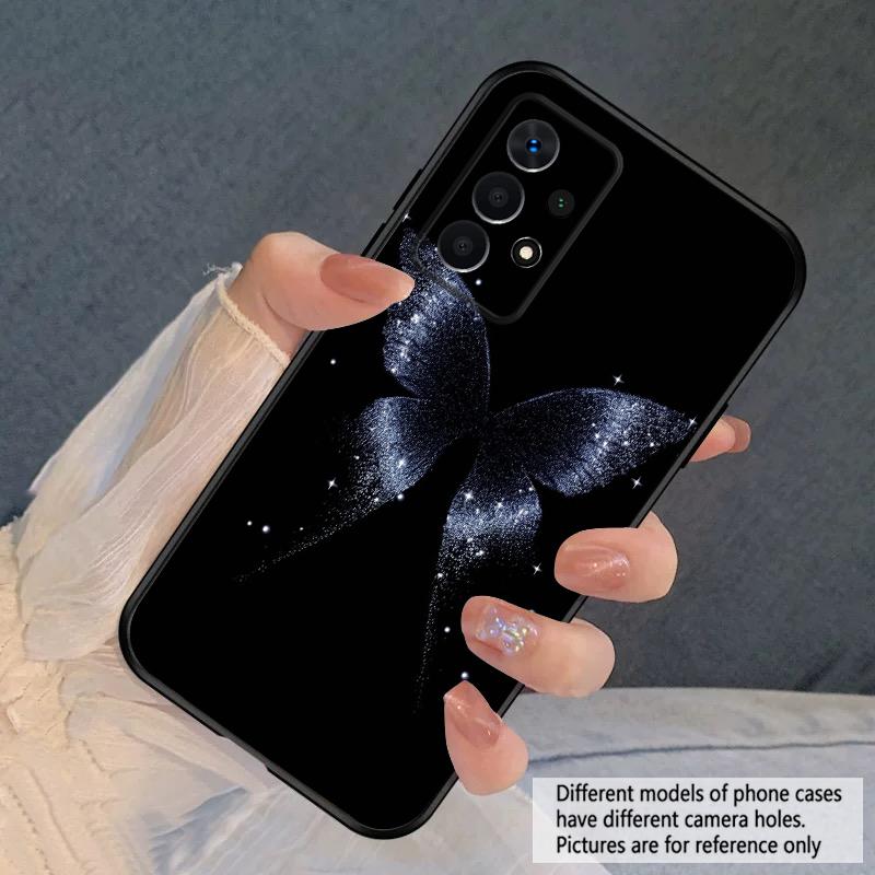 white butterfly For Samsung A03 Core A 04 05 06 12 14 15 16 22 23 Galaxy A25 26 4G 34 35 52 53 56 71 73 90 5G soft phone case