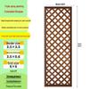 Anti-Corrosion Wood Garden Fence & Climbing Frame for Outdoor Spaces