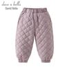DAVE & BELLA Children's Thickened Cotton Casual Jogger Pants