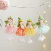 2025 Easter Long Legs Flower Fairy Angel Elf Rabbit Dolls Home Hanging Ornaments Spring Easter Party Supplies Kids Birthday Gift