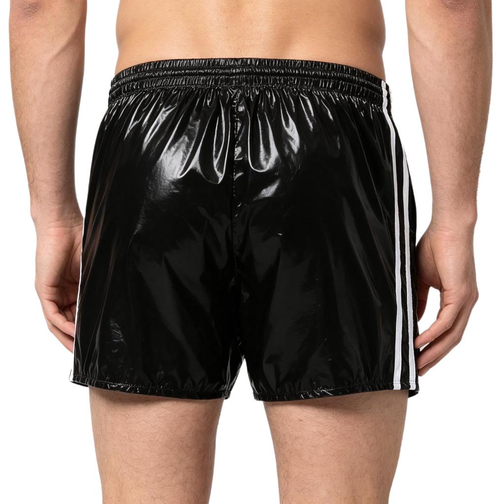 Herren Wasserdichte Badehose Trainingsshorts Kordelzug Elastischer Bund Eingearbeiteter Slip Boxershorts