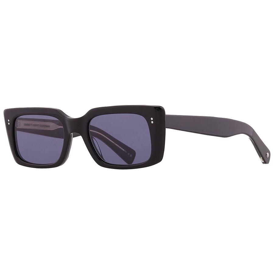 Garrett Leight Gl 3030 Sun Semi Flat Navy Rectangular Unisex SunGlasses 2126 Bk Sfnvy 49