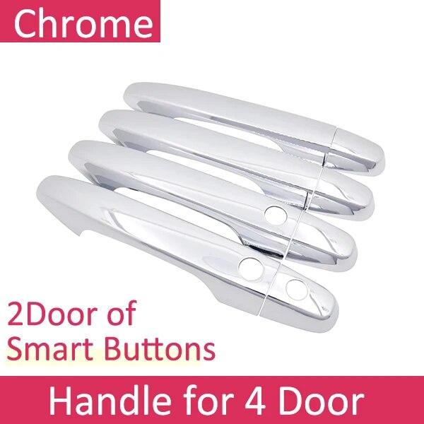 For Honda Civic 9 2012 2013 2014 2015 Luxuriou Chrome Door Handle Cover Trim Catch Cap Bowl Car Stickers Accessories Garnish ABS