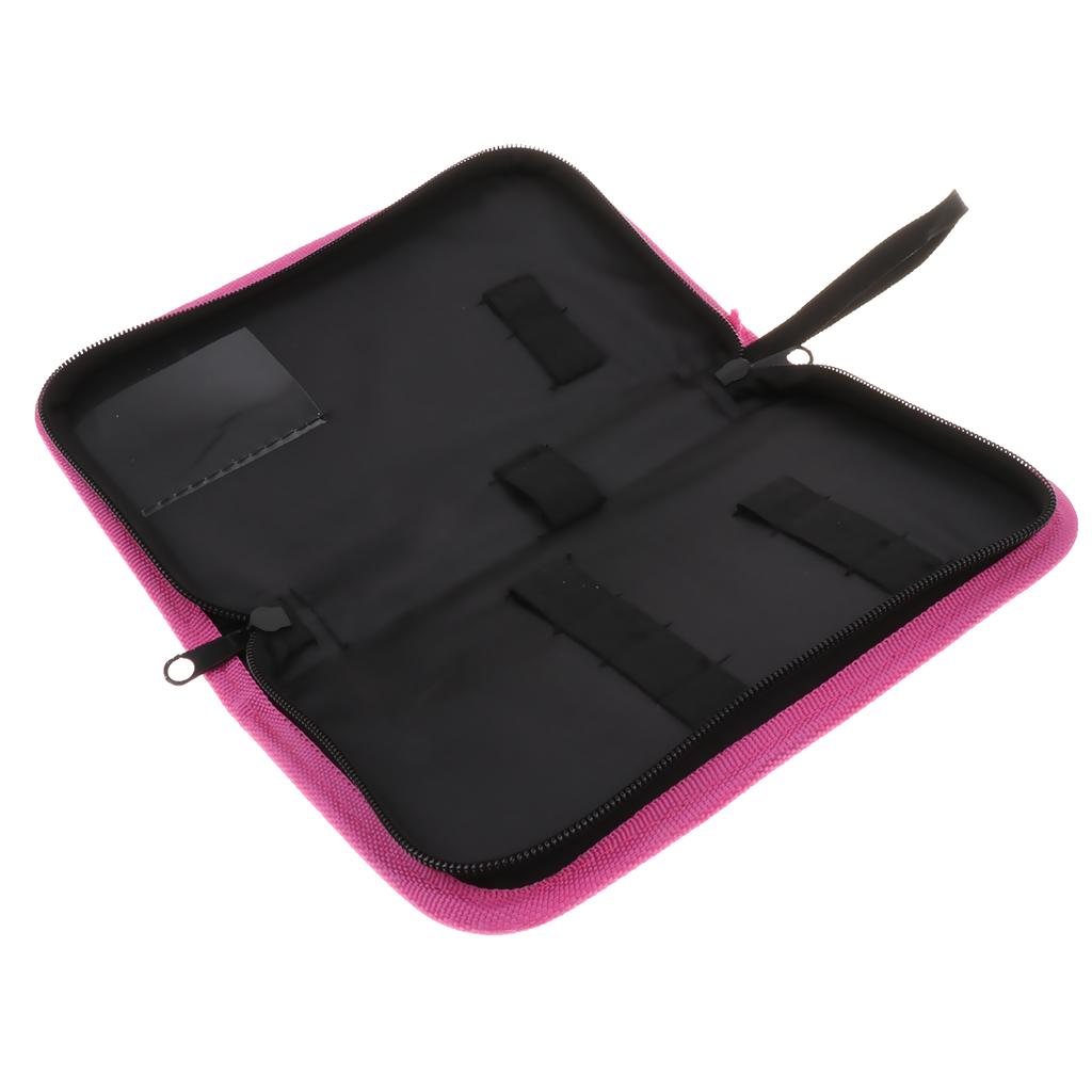 /Pink Soft Artificial Leather Hair Case Hairdressing Combs Tools Pouch