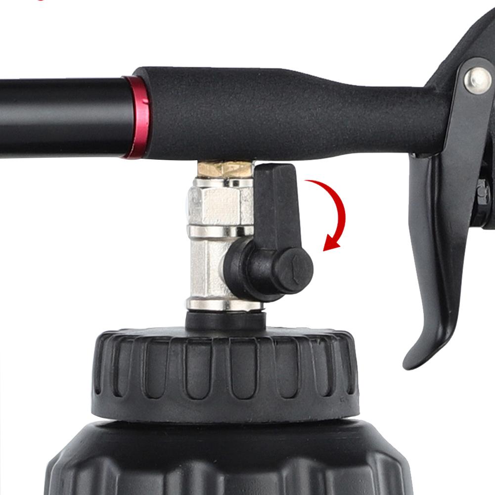 Engine Car Engine High-pressure Car Washing Tool Pneumatic Spray Gun Universal Bend Pipe Cleaning Gun