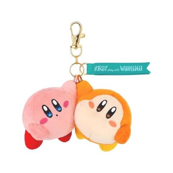 Sanei Boeki Kirby Play with Waddle Dee Mascot Plush Doll KPWW02