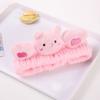 Lady Headband Cartoon Animals Thick High Elasticity Fluffy Sports Face Washing Sweat Absorption Bathing Lady Hair Band Hair Accessories