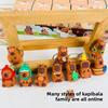 In Stock 24pcs Capybara Blind Box Keychain Cute Snot Bear Figure Mystery Box Doll Pendant Wholesale Bag Backpack Decorations