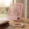 Desk fan, W30, with adjustable stand, pink