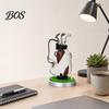 Men Office Decoration Golf Pen Holder Set, Mini Bag Desk Organizer with 3 Putter Club Pens, Novelty Decor for Men, Business Gift