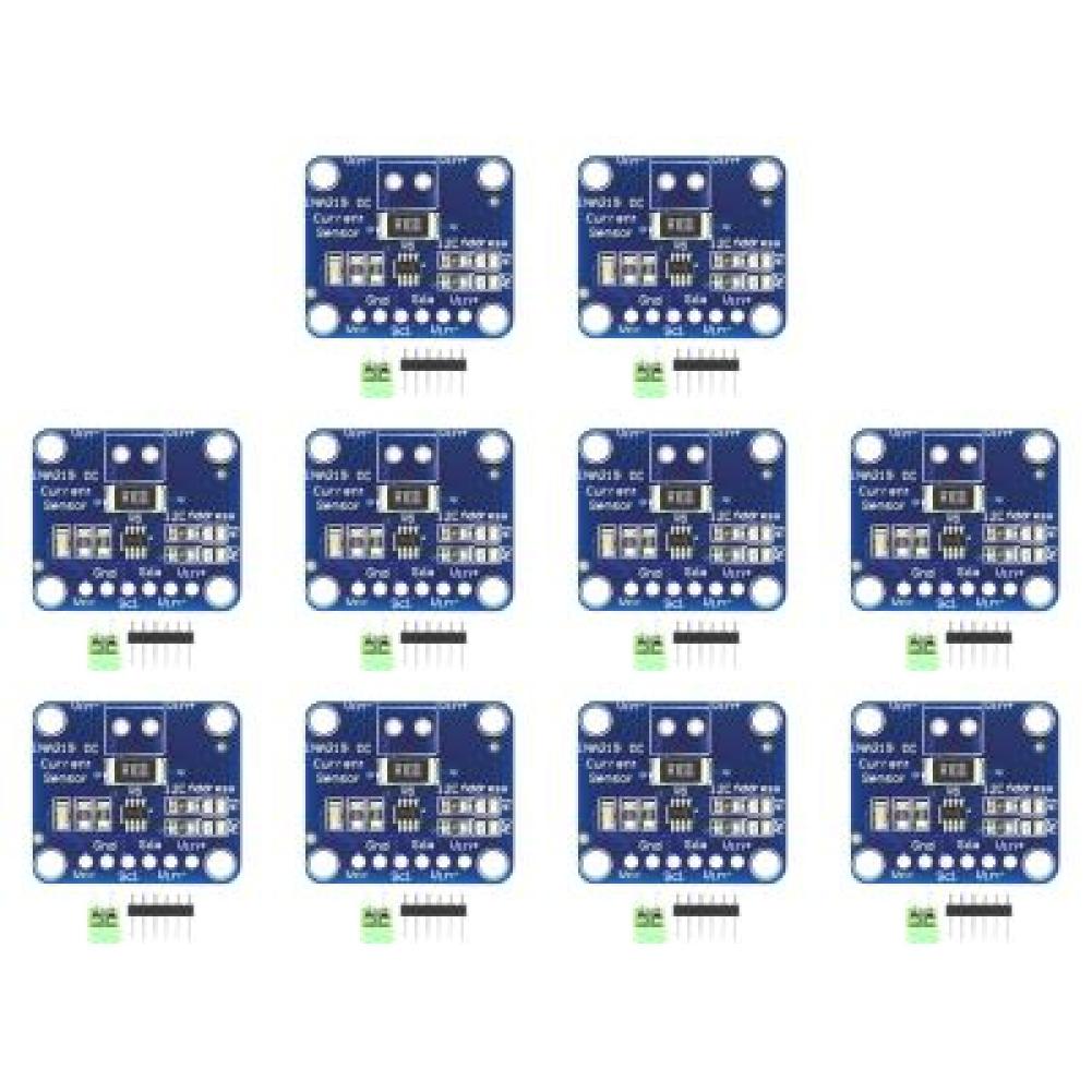 1-10ks MCU-219 INA219 I2C Modul pro obousměrné monitorování proudu a výkonu s nulovým driftem, 3V-5V napájení, Breakout modul