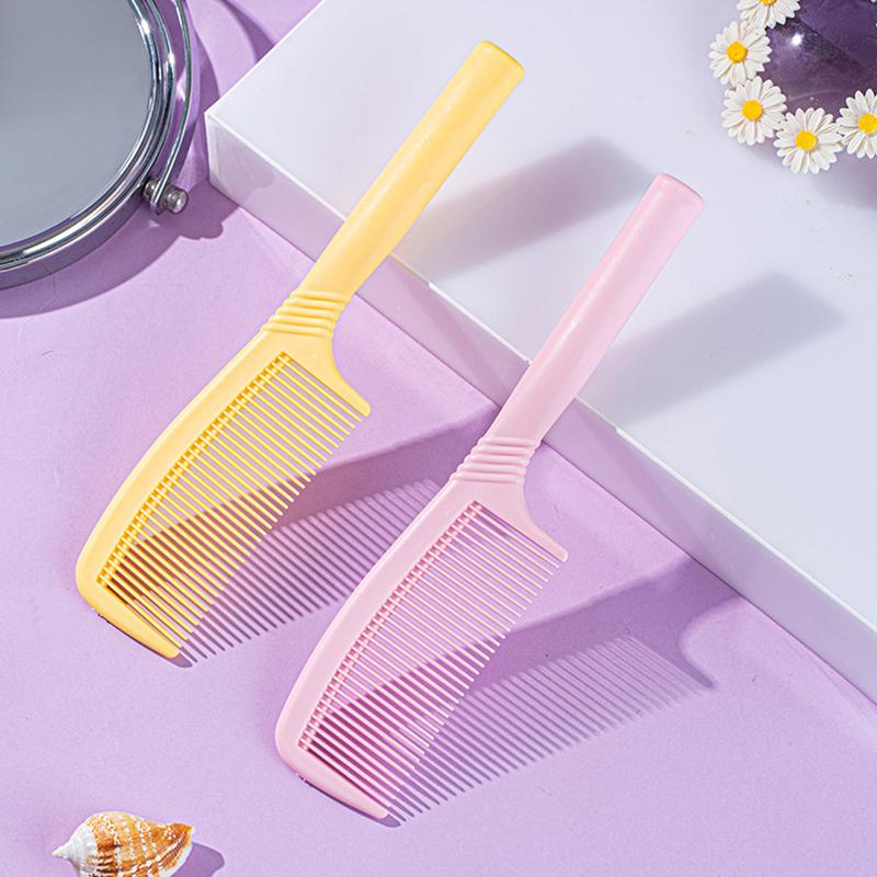 High Quality Plastic Hairdressing Combs Professional Anti-Static Fine Cutting Women Beauty Hairstyling Brush Househeld Wet Dry