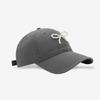 Breathable Baseball Hat for Girl Women Pearl Bow Adjustable Sports Hat